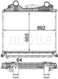 INTERCOOLER OEM MAHLE